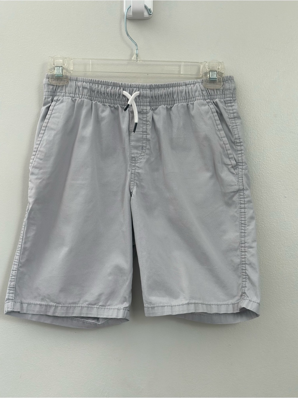 Cat & Jack Boys Gray Pull-On Shorts Size L 10/12 100% Cotton